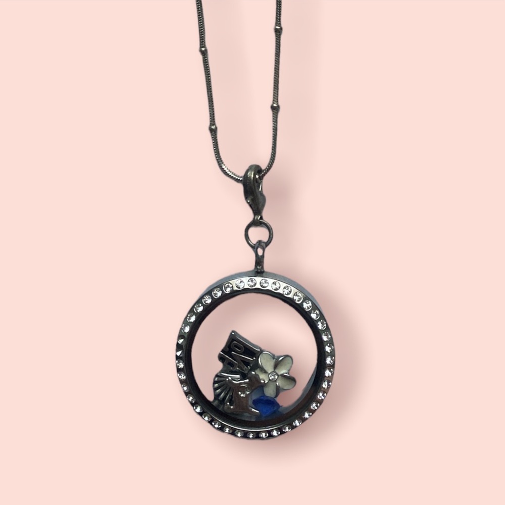 Clear Charm Necklace
